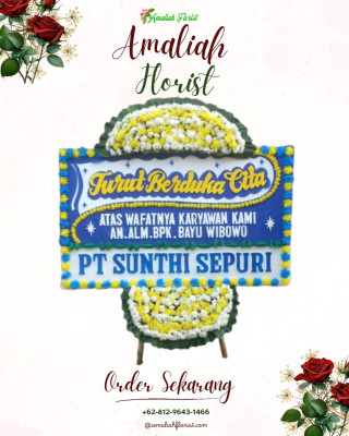 Papan Bunga Duka di Menemeng