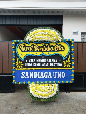 Papan Bunga Duka di Menemeng
